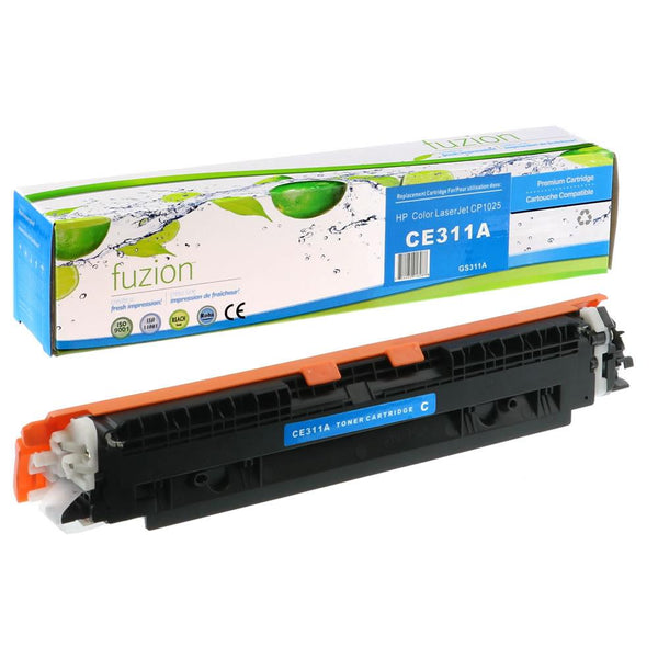 HP CE311A RemanufacturedToner - Cyan